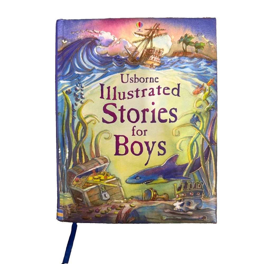 Illustrated Stories for Boys by Lesley Sims and Louie Stowell (2007, Hardcover)